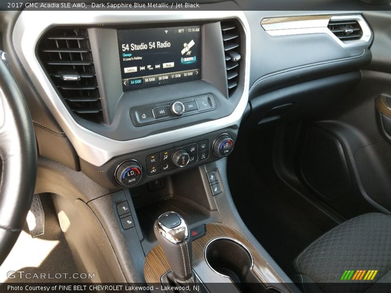 Dark Sapphire Blue Metallic / Jet Black 2017 GMC Acadia SLE AWD