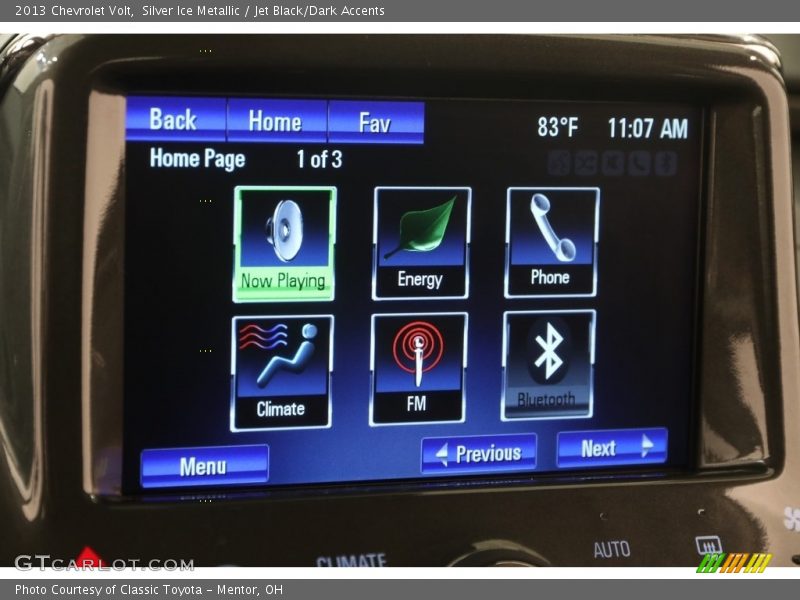 Silver Ice Metallic / Jet Black/Dark Accents 2013 Chevrolet Volt