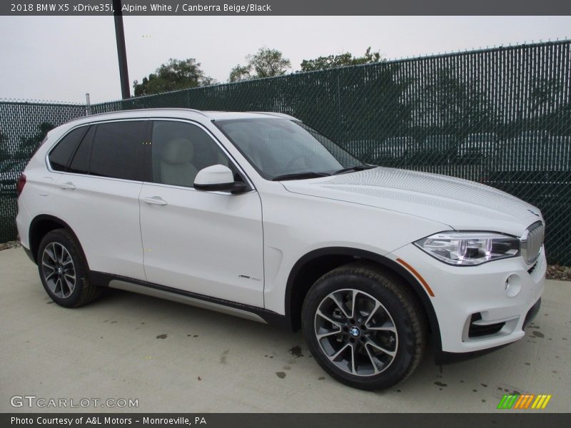 Front 3/4 View of 2018 X5 xDrive35i