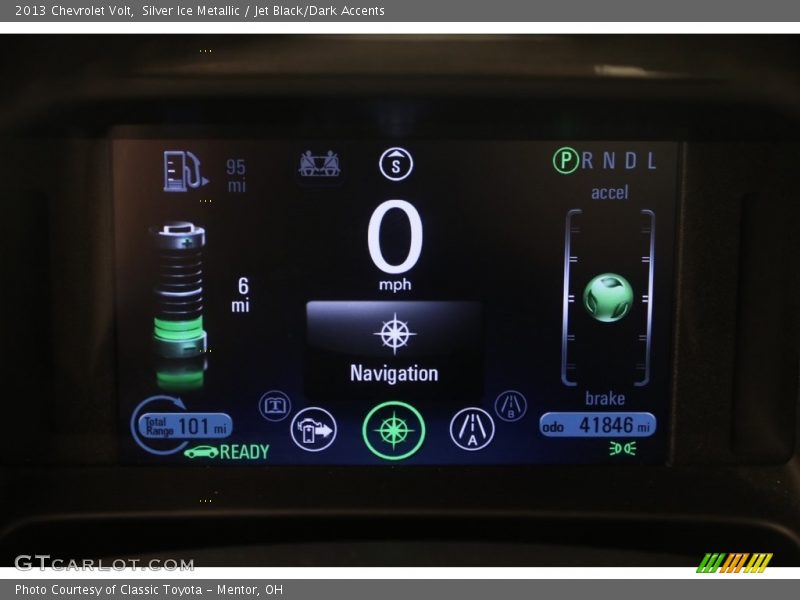 Silver Ice Metallic / Jet Black/Dark Accents 2013 Chevrolet Volt