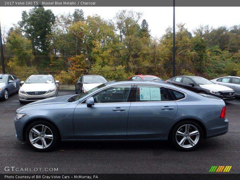 Mussel Blue Metallic / Charcoal 2017 Volvo S90 T5