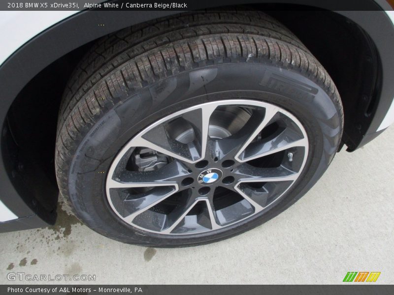 Alpine White / Canberra Beige/Black 2018 BMW X5 xDrive35i