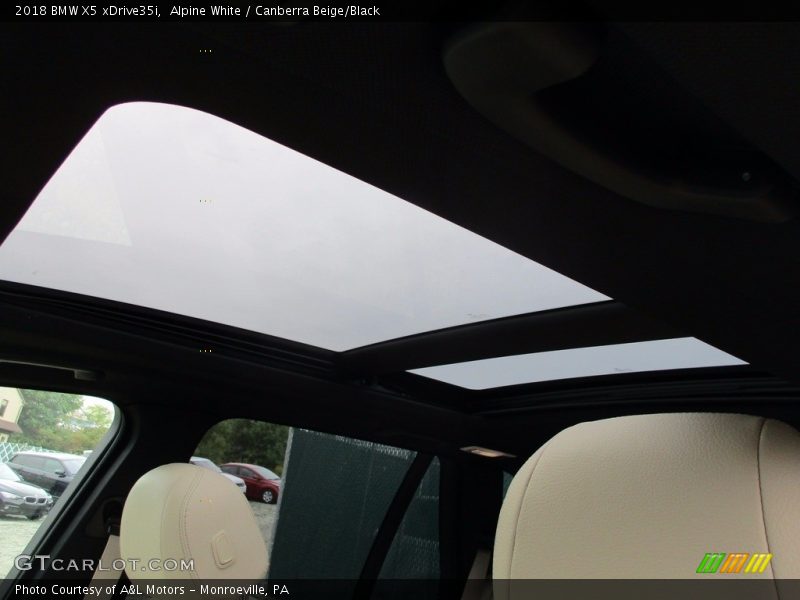 Alpine White / Canberra Beige/Black 2018 BMW X5 xDrive35i