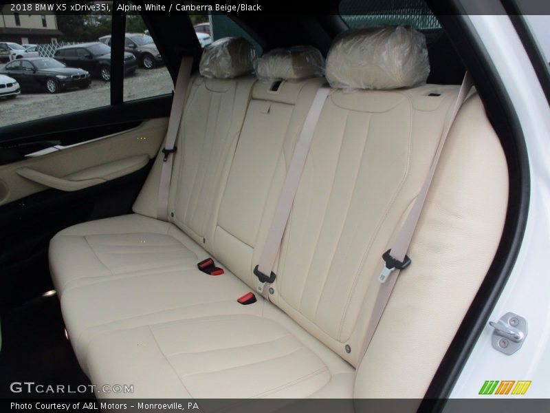 Alpine White / Canberra Beige/Black 2018 BMW X5 xDrive35i
