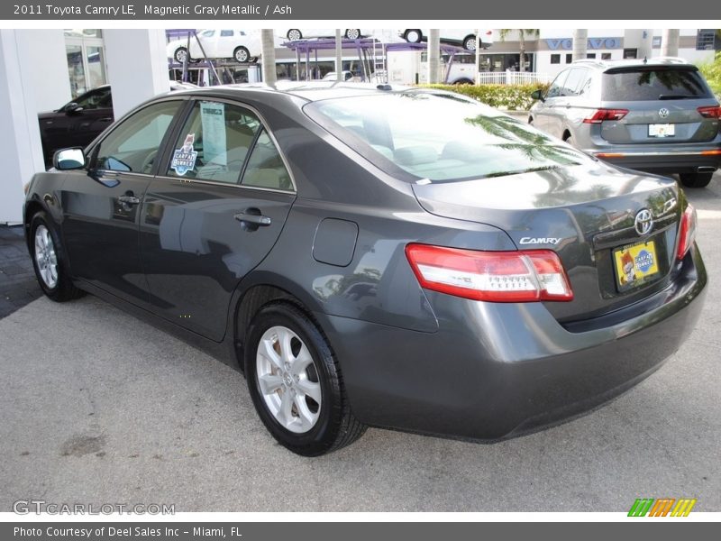 Magnetic Gray Metallic / Ash 2011 Toyota Camry LE