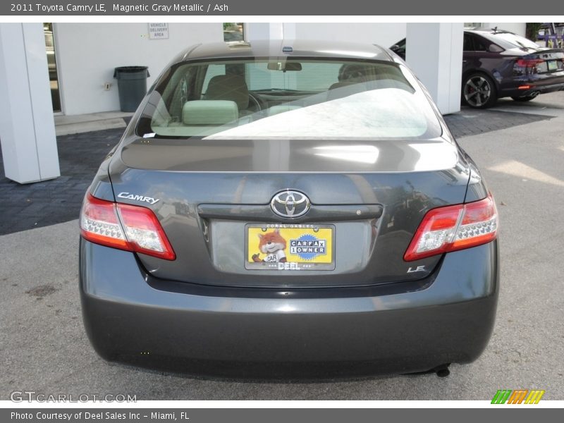 Magnetic Gray Metallic / Ash 2011 Toyota Camry LE