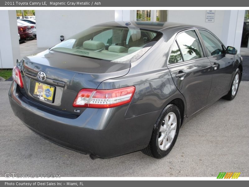 Magnetic Gray Metallic / Ash 2011 Toyota Camry LE