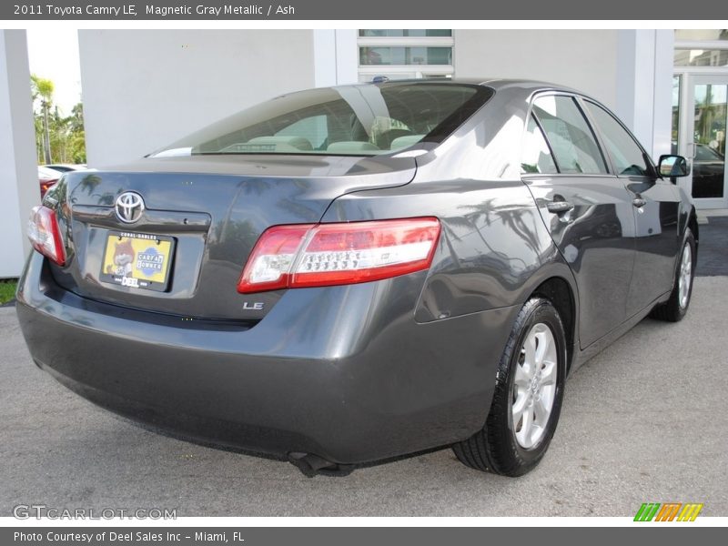 Magnetic Gray Metallic / Ash 2011 Toyota Camry LE