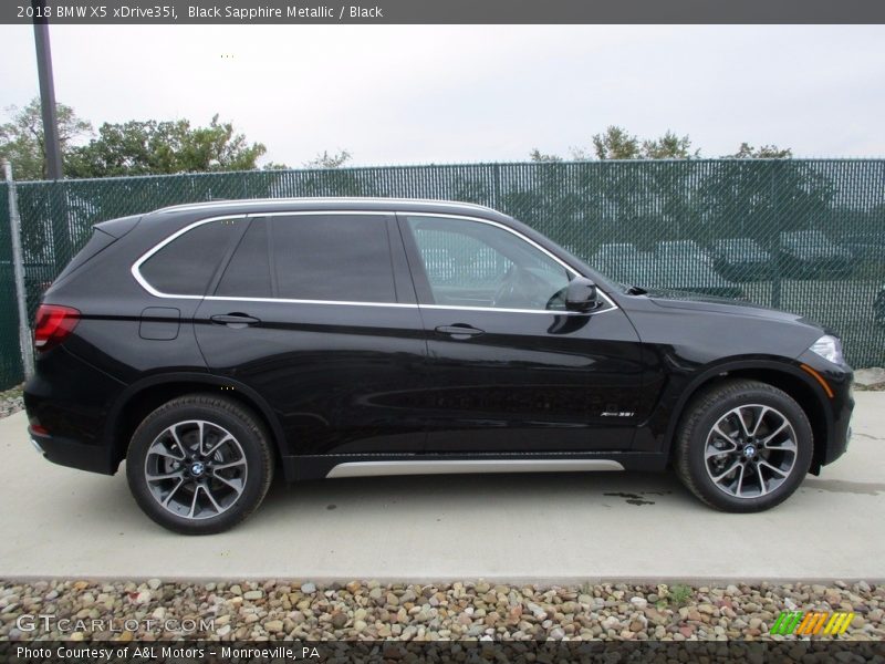 Black Sapphire Metallic / Black 2018 BMW X5 xDrive35i