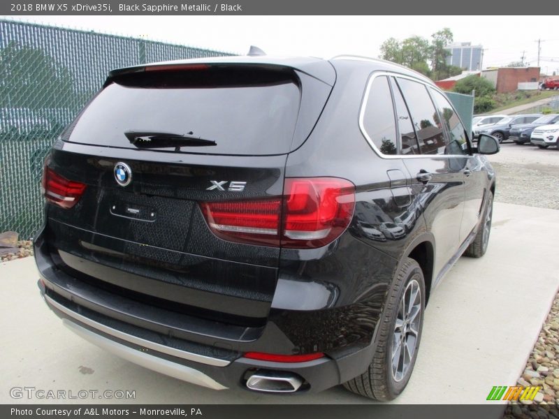 Black Sapphire Metallic / Black 2018 BMW X5 xDrive35i