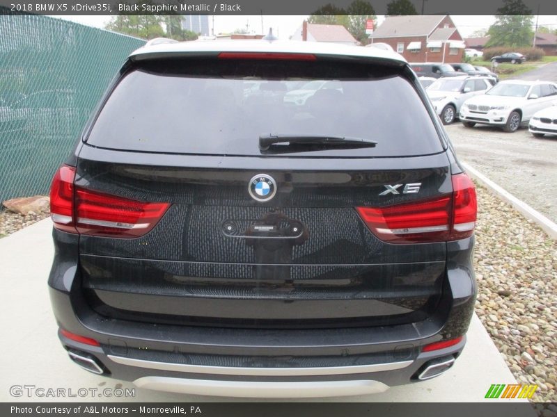 Black Sapphire Metallic / Black 2018 BMW X5 xDrive35i