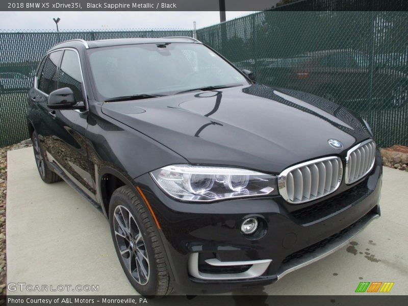 Black Sapphire Metallic / Black 2018 BMW X5 xDrive35i