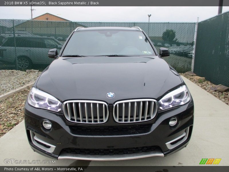 Black Sapphire Metallic / Black 2018 BMW X5 xDrive35i