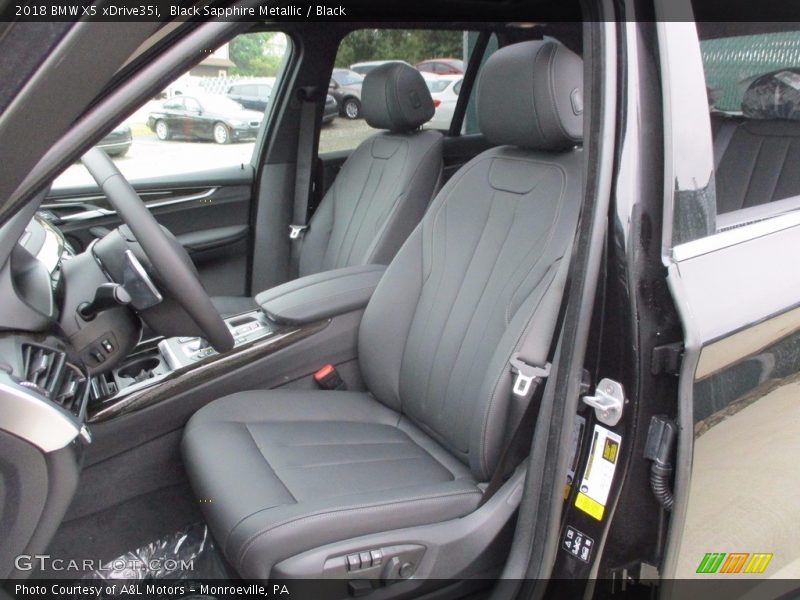 Black Sapphire Metallic / Black 2018 BMW X5 xDrive35i