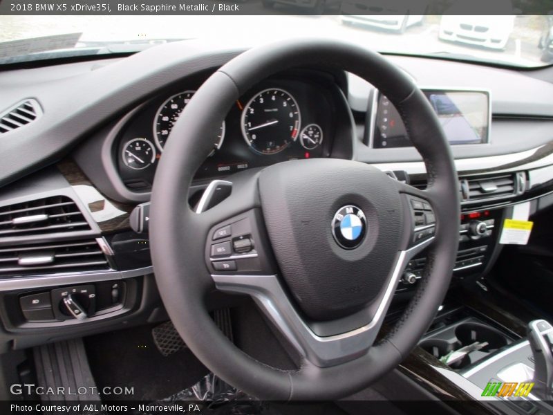 Black Sapphire Metallic / Black 2018 BMW X5 xDrive35i