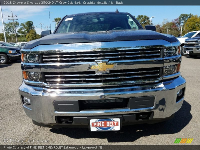 Graphite Metallic / Jet Black 2018 Chevrolet Silverado 2500HD LT Crew Cab 4x4