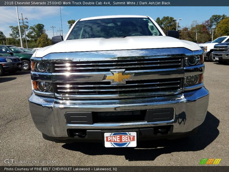 Summit White / Dark Ash/Jet Black 2018 Chevrolet Silverado 2500HD Work Truck Double Cab 4x4