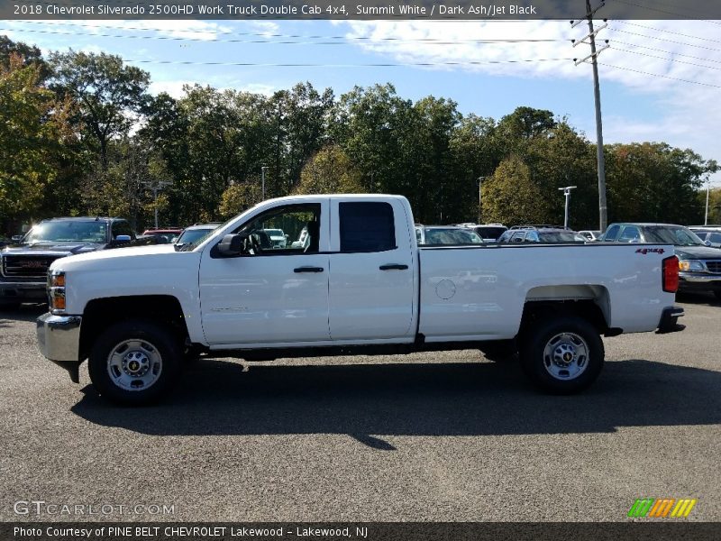 Summit White / Dark Ash/Jet Black 2018 Chevrolet Silverado 2500HD Work Truck Double Cab 4x4