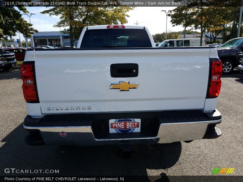 Summit White / Dark Ash/Jet Black 2018 Chevrolet Silverado 2500HD Work Truck Double Cab 4x4