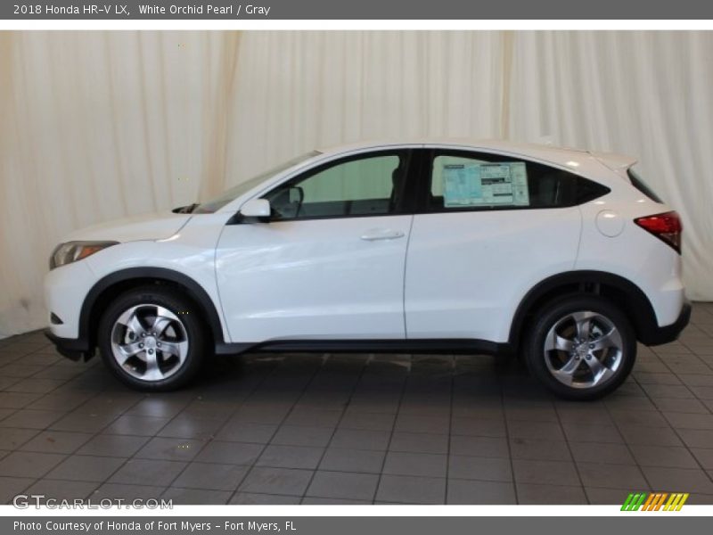 White Orchid Pearl / Gray 2018 Honda HR-V LX