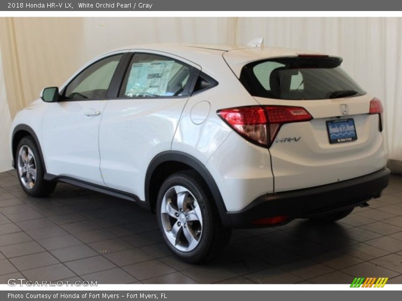 White Orchid Pearl / Gray 2018 Honda HR-V LX