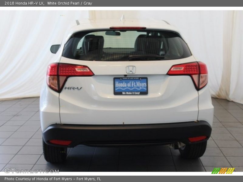 White Orchid Pearl / Gray 2018 Honda HR-V LX