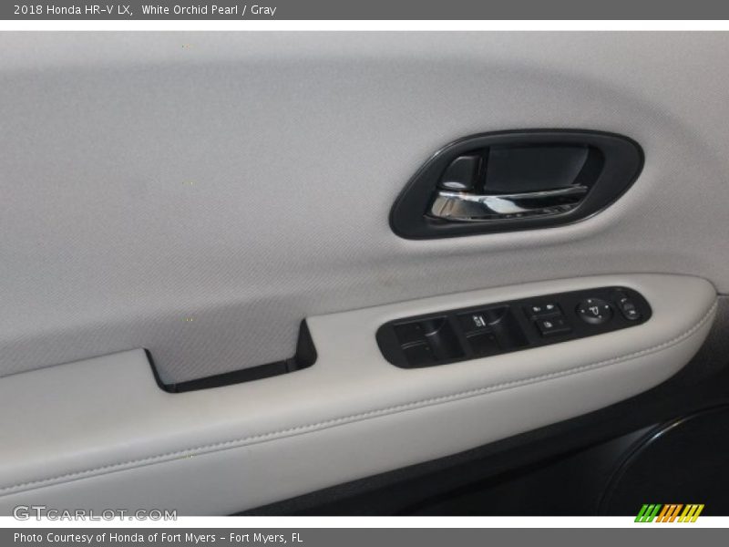 White Orchid Pearl / Gray 2018 Honda HR-V LX