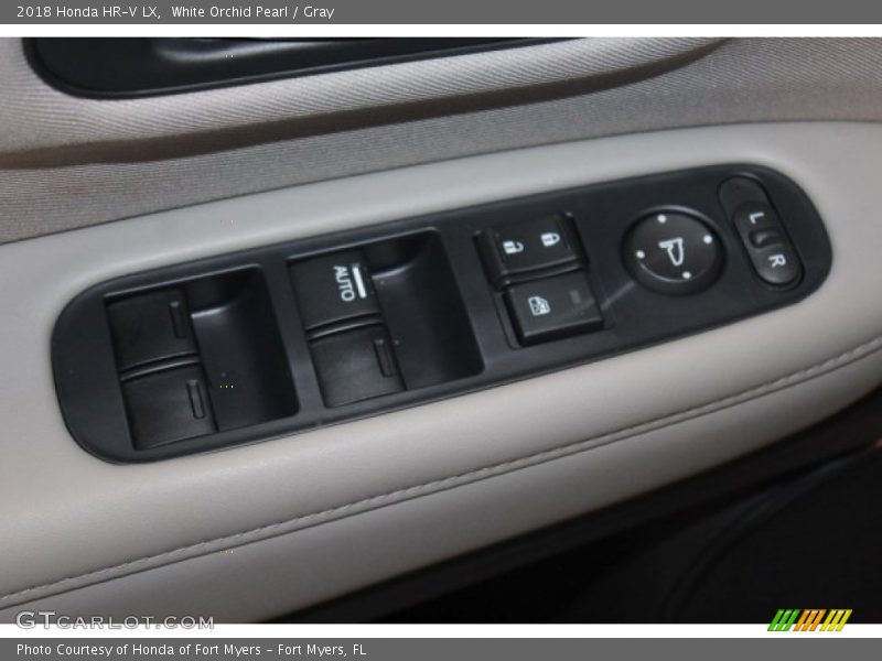 White Orchid Pearl / Gray 2018 Honda HR-V LX