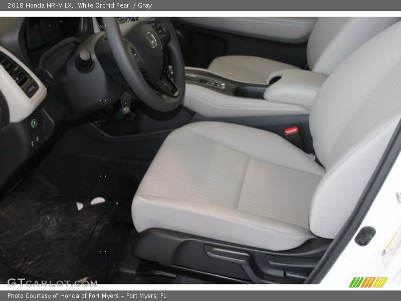 White Orchid Pearl / Gray 2018 Honda HR-V LX