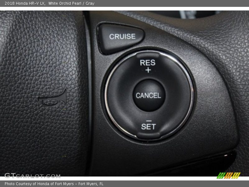 White Orchid Pearl / Gray 2018 Honda HR-V LX