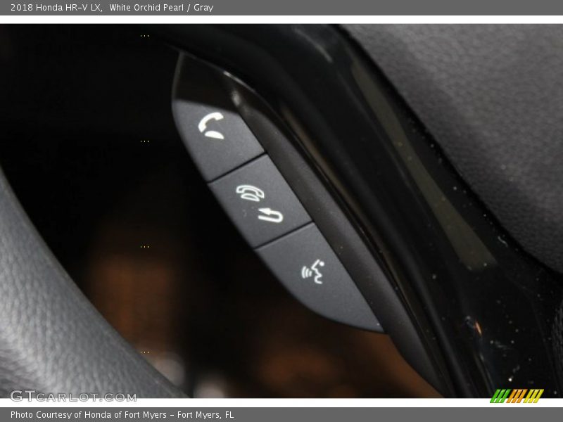 White Orchid Pearl / Gray 2018 Honda HR-V LX