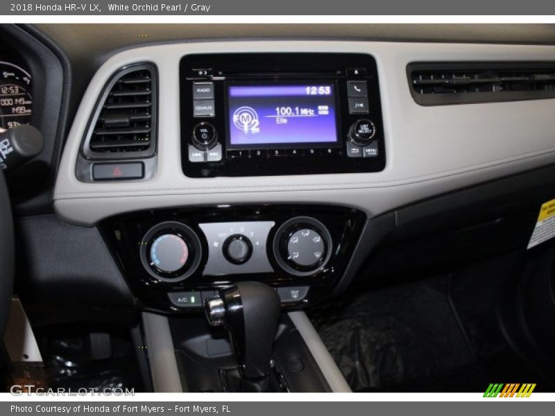 White Orchid Pearl / Gray 2018 Honda HR-V LX