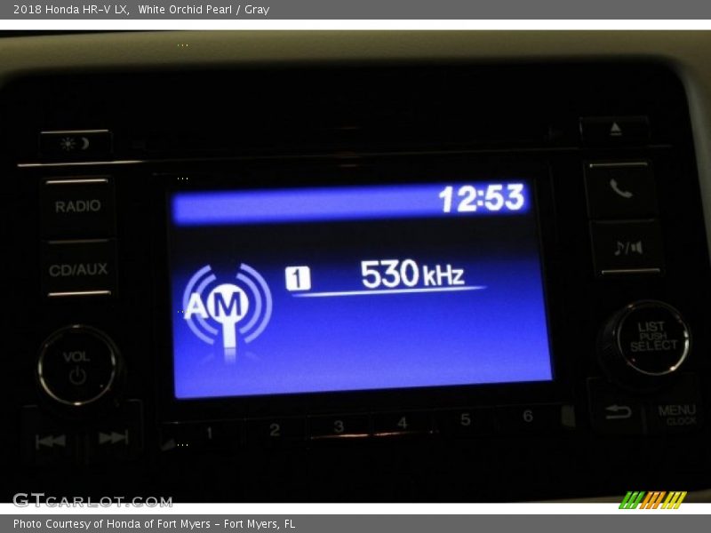 White Orchid Pearl / Gray 2018 Honda HR-V LX