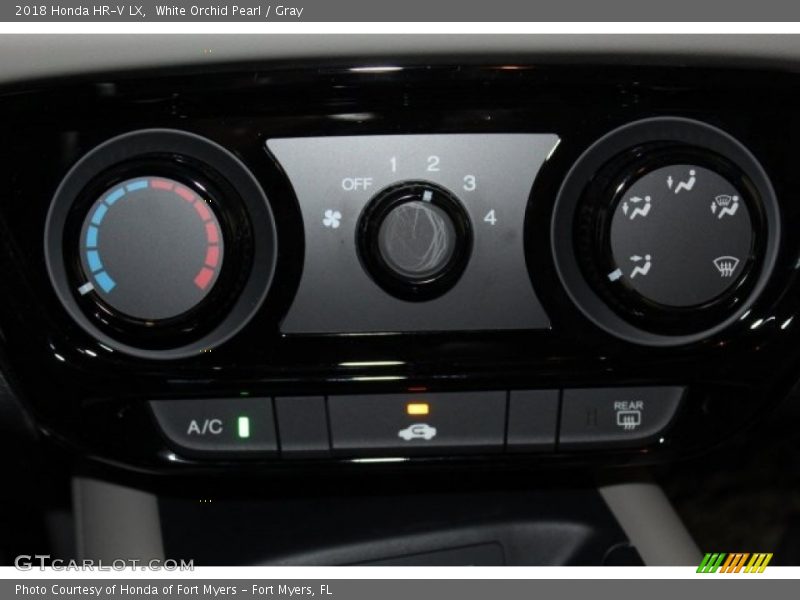 White Orchid Pearl / Gray 2018 Honda HR-V LX