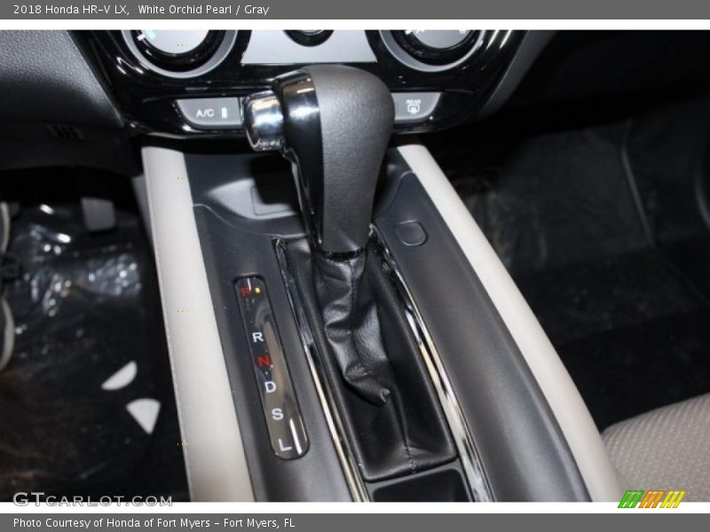 White Orchid Pearl / Gray 2018 Honda HR-V LX