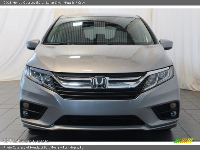 Lunar Silver Metallic / Gray 2018 Honda Odyssey EX-L