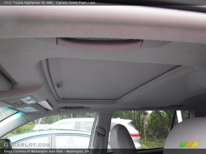 Cypress Green Pearl / Ash 2012 Toyota Highlander SE 4WD