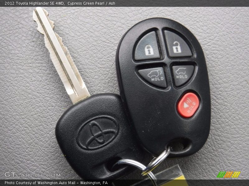 Cypress Green Pearl / Ash 2012 Toyota Highlander SE 4WD