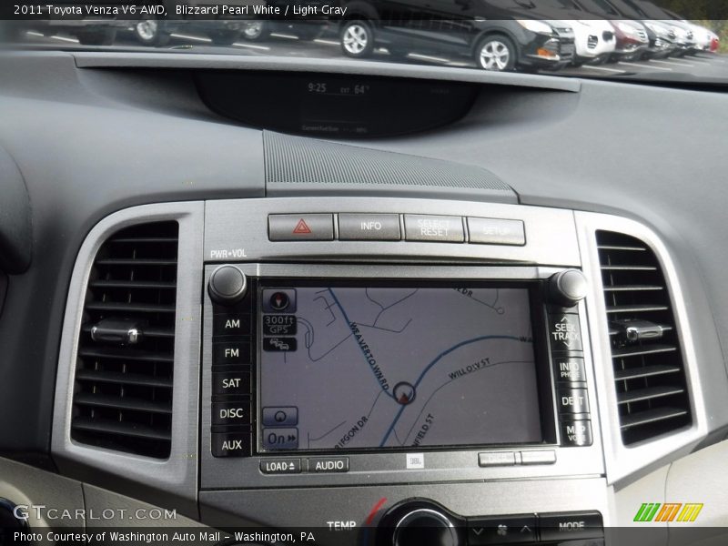 Blizzard Pearl White / Light Gray 2011 Toyota Venza V6 AWD