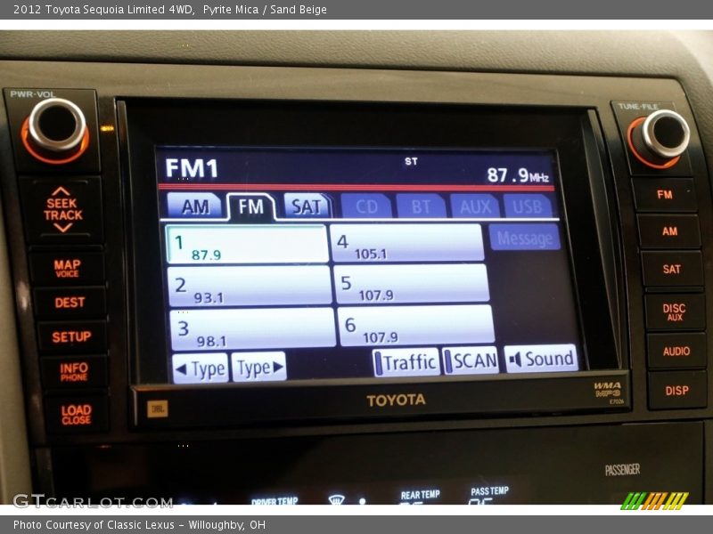 Pyrite Mica / Sand Beige 2012 Toyota Sequoia Limited 4WD