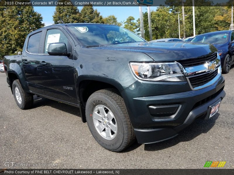 Graphite Metallic / Jet Black/Dark Ash 2018 Chevrolet Colorado WT Crew Cab