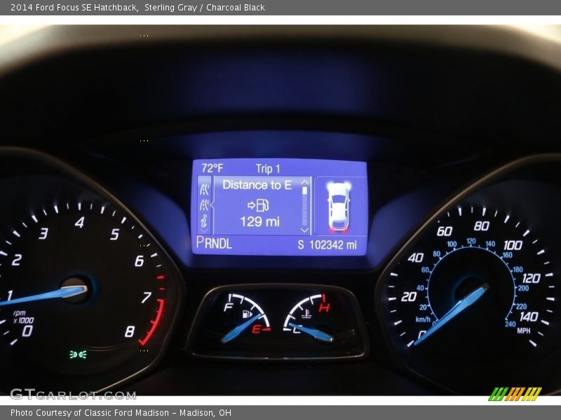 Sterling Gray / Charcoal Black 2014 Ford Focus SE Hatchback
