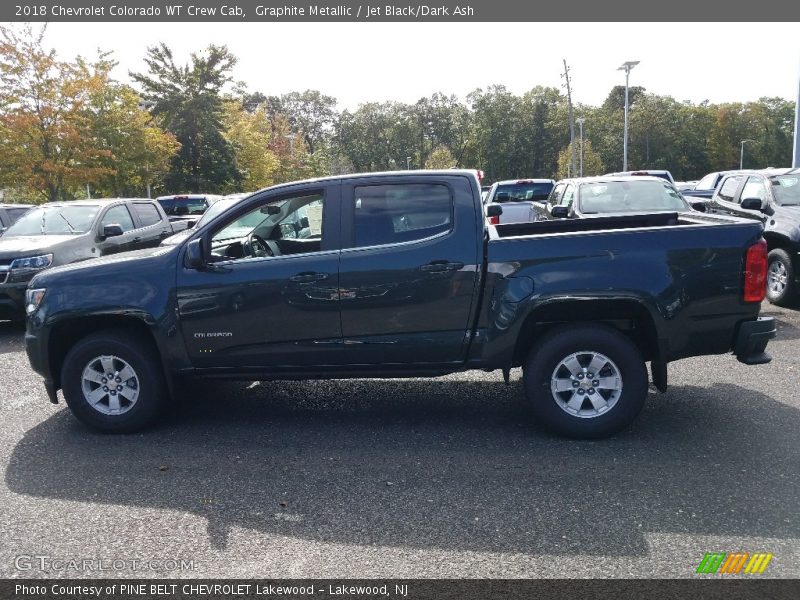 Graphite Metallic / Jet Black/Dark Ash 2018 Chevrolet Colorado WT Crew Cab