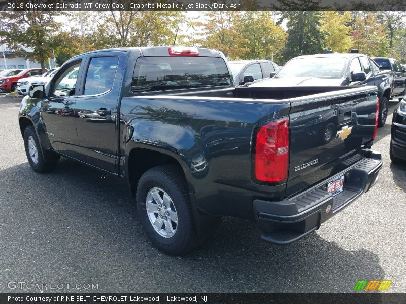 Graphite Metallic / Jet Black/Dark Ash 2018 Chevrolet Colorado WT Crew Cab