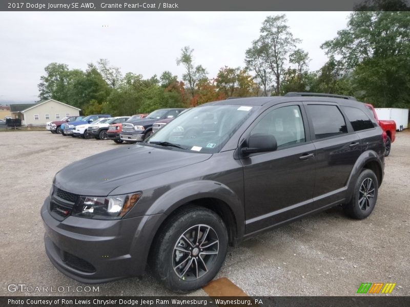 Granite Pearl-Coat / Black 2017 Dodge Journey SE AWD