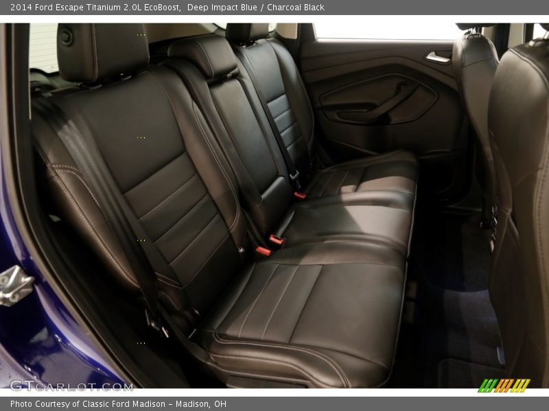 Deep Impact Blue / Charcoal Black 2014 Ford Escape Titanium 2.0L EcoBoost