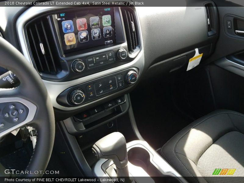 Satin Steel Metallic / Jet Black 2018 Chevrolet Colorado LT Extended Cab 4x4