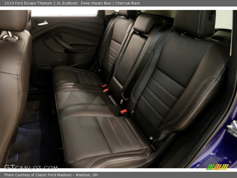 Deep Impact Blue / Charcoal Black 2014 Ford Escape Titanium 2.0L EcoBoost