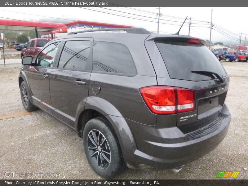 Granite Pearl-Coat / Black 2017 Dodge Journey SE AWD