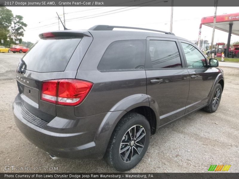Granite Pearl-Coat / Black 2017 Dodge Journey SE AWD